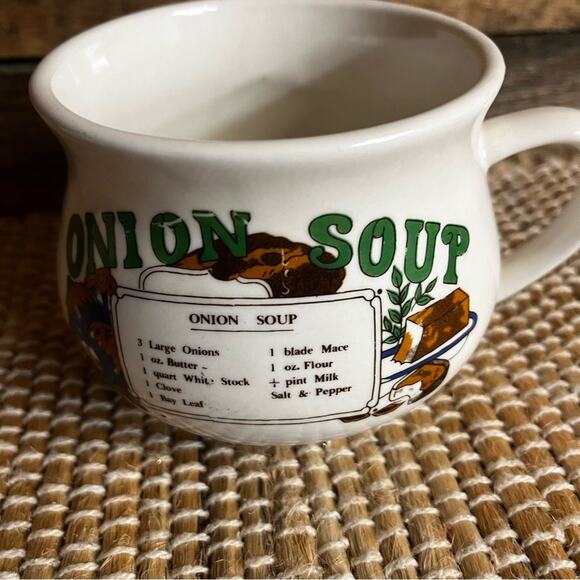 Set Of 4 Soup Cups (2 Onion, Tomato, and Chicken Soup) - Picture 4 of 12